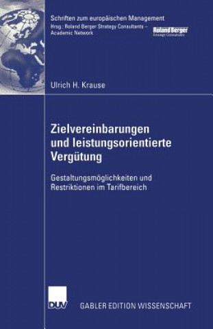 Knjiga Zielvereinbarungen Und Leistungsorientierte Vergutung Ulrich H. Krause