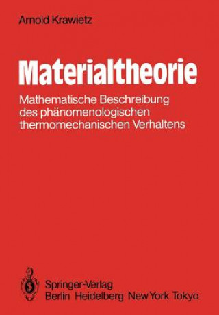 Knjiga Materialtheorie A. Krawietz