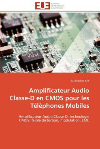 Könyv Amplificateur Audio Classe-D En CMOS Pour Les T l phones Mobiles Salahddine Krit