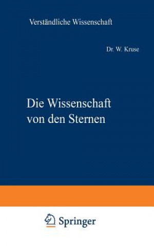 Książka Die Wissenschaft Von Den Sternen Willy Kruse