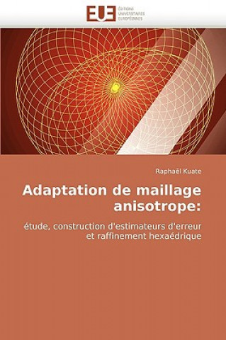 Kniha Adaptation de Maillage Anisotrope Raphaël Kuate