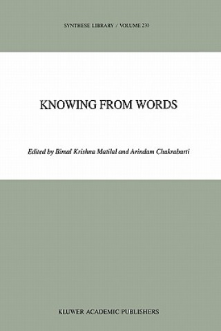 Libro Knowing from Words A. Chakrabarti