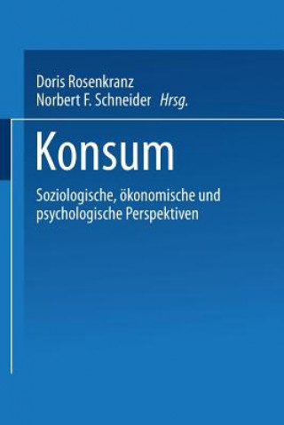 Kniha Konsum Doris Rosenkranz