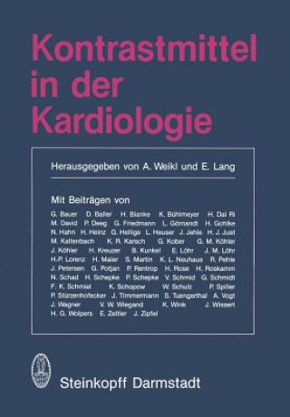 Kniha Kontrastmittel in der Kardiologie E. Lang