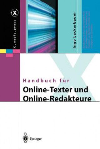 Knjiga Handbuch Fur Online-Texter Und Online-Redakteure Ingo Lackerbauer