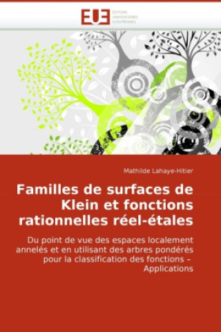 Książka Familles de surfaces de Klein et fonctions rationnelles réel-étales Mathilde Lahaye-Hitier