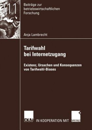 Книга Tarifwahl bei Internetzugang Anja Lambrecht
