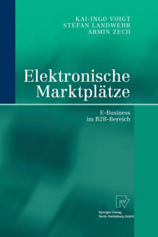 Kniha Elektronische Marktpl tze Stefan Landwehr