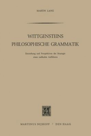 Buch Wittgensteins Philosophische Grammatik Martin Lang