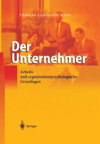 Könyv Der Unternehmer Thomas Lang-von Wins
