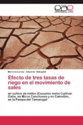 Kniha Efecto de tres tasas de riego en el movimiento de sales Marcelo Lanino