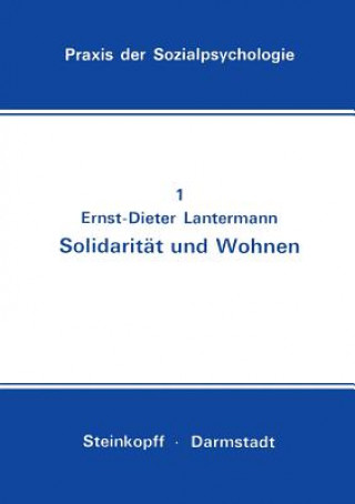 Livre Solidaritat und Wohnen Ernst-Dieter Lantermann