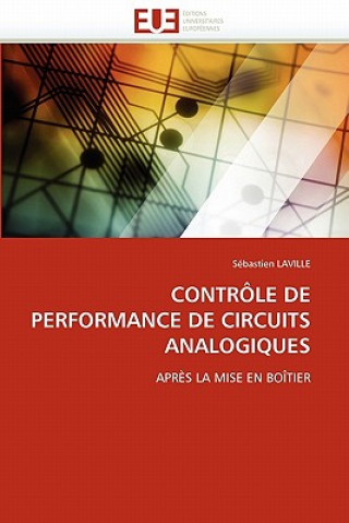 Kniha Controle de performance de circuits analogiques Sébastien Laville