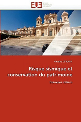 Knjiga Risque Sismique Et Conservation Du Patrimoine Antoine Le Blanc