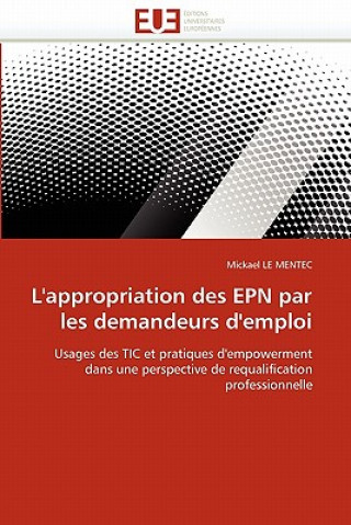 Book L'Appropriation Des Epn Par Les Demandeurs d'Emploi Mickael Le Mentec