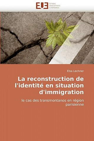 Buch Reconstruction de L''Identite En Situation D''Immigration Elsa Lechner