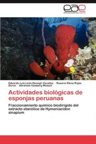 Carte Actividades Biologicas de Esponjas Peruanas Eduardo Luis León-Denegri Zevallos