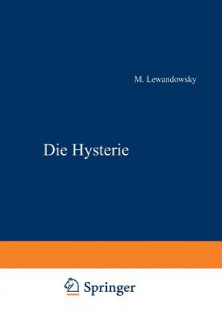 Книга Die Hysterie M. Lewandowsky