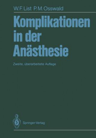 Книга Komplikationen in der Anasthesie Werner F. List