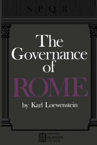 Knjiga Governance of ROME Karl Loewenstein