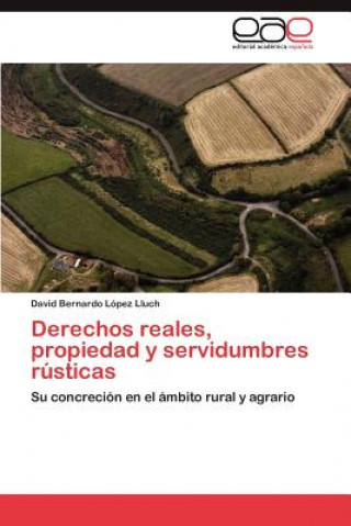 Knjiga Derechos reales, propiedad y servidumbres rusticas David Bernardo López Lluch