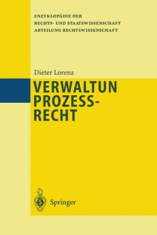 Buch Verwaltungsprozessrecht Dieter Lorenz