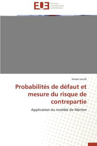 Kniha Probabilit s de D faut Et Mesure Du Risque de Contrepartie Imane Loutfi