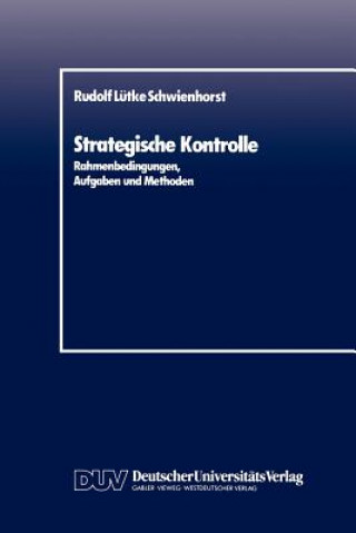 Livre Strategische Kontrolle Rudolf Lütke Schwienhorst