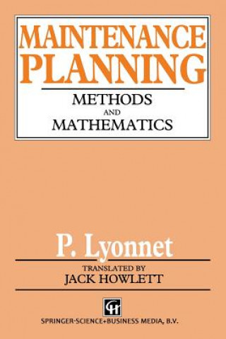 Kniha Maintenance Planning P. Lyonnet