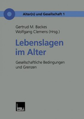 Livre Lebenslagen Im Alter Gertrud M. Backes