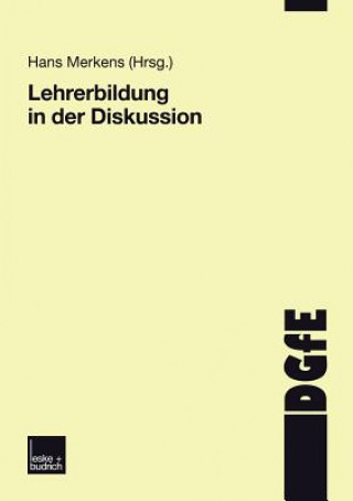 Book Lehrerbildung in Der Diskussion Hans Merkens