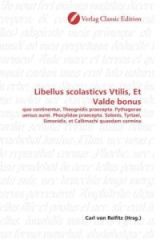 Kniha Libellus scolasticvs Vtilis, Et Valde bonus Carl von Reifitz