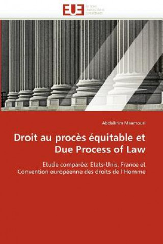 Könyv Droit au proces equitable et due process of law Abdelkrim Maamouri