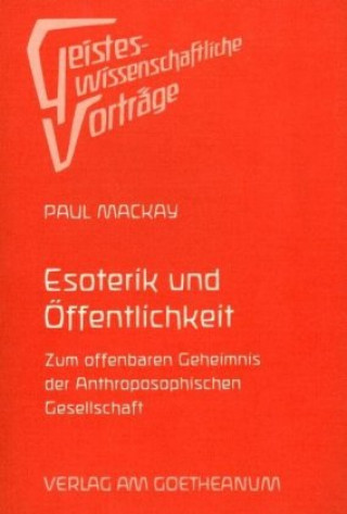 Carte Esoterik und Öffentlichkeit Paul Mackay