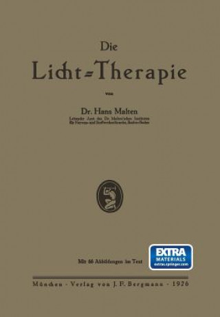 Könyv Die Licht-Therapie Hans Malten