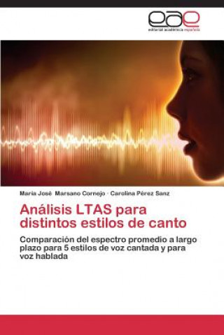 Livre Analisis LTAS para distintos estilos de canto María José Marsano Cornejo