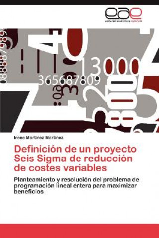 Книга Definicion de Un Proyecto Seis SIGMA de Reduccion de Costes Variables Irene Martínez Martínez