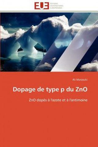 Könyv Dopage de Type P Du Zno Ali Marzouki