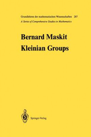 Książka Kleinian Groups Bernard Maskit