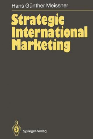 Carte Strategic International Marketing Hans G. Meissner