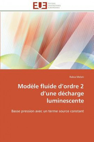 Könyv Mod le Fluide D Ordre 2 D Une D charge Luminescente Rabia Melati