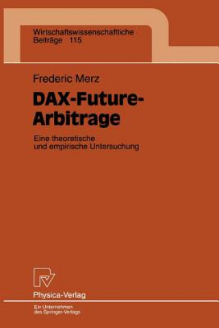 Könyv DAX-Future-Arbitrage Frederic Merz