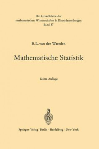 Carte Mathematische Statistik Bartel L. van der Waerden