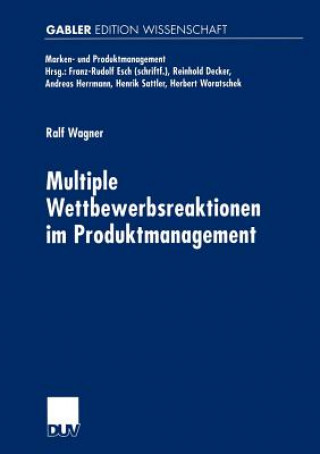 Carte Multiple Wettbewerbsreaktionen im Produktmanagement Ralf Wagner