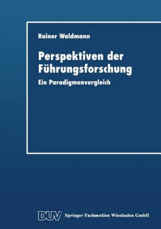 Kniha Perspektiven Der F hrungsforschung Rainer Waldmann