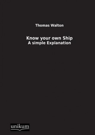 Kniha Know Your Own Ship Thomas Walton