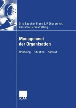 Carte Management Der Organisation Dirk Baecker