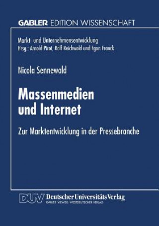 Książka Massenmedien Und Internet 