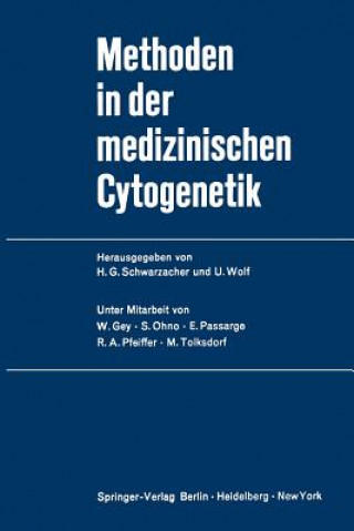 Livre Methoden in der Medizinischen Cytogenetik H. G. Schwarzacher