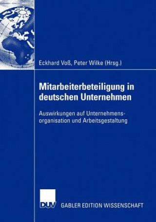 Książka Mitarbeiterbeteiligung in Deutschen Unternehmen Eckhard Voß